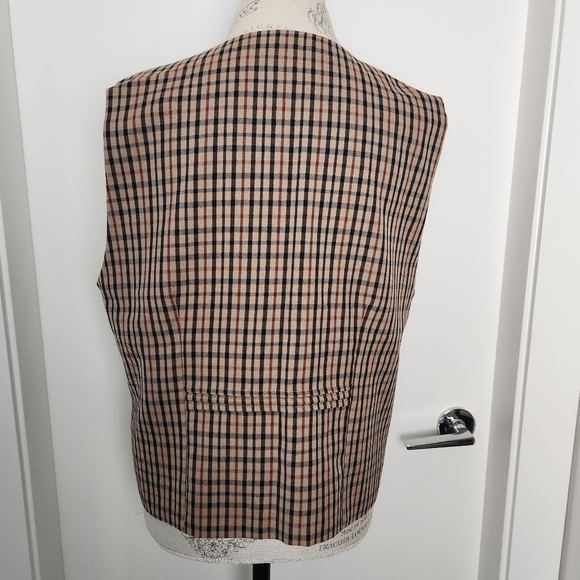 Checkered suit vest - Picture 5 of 11